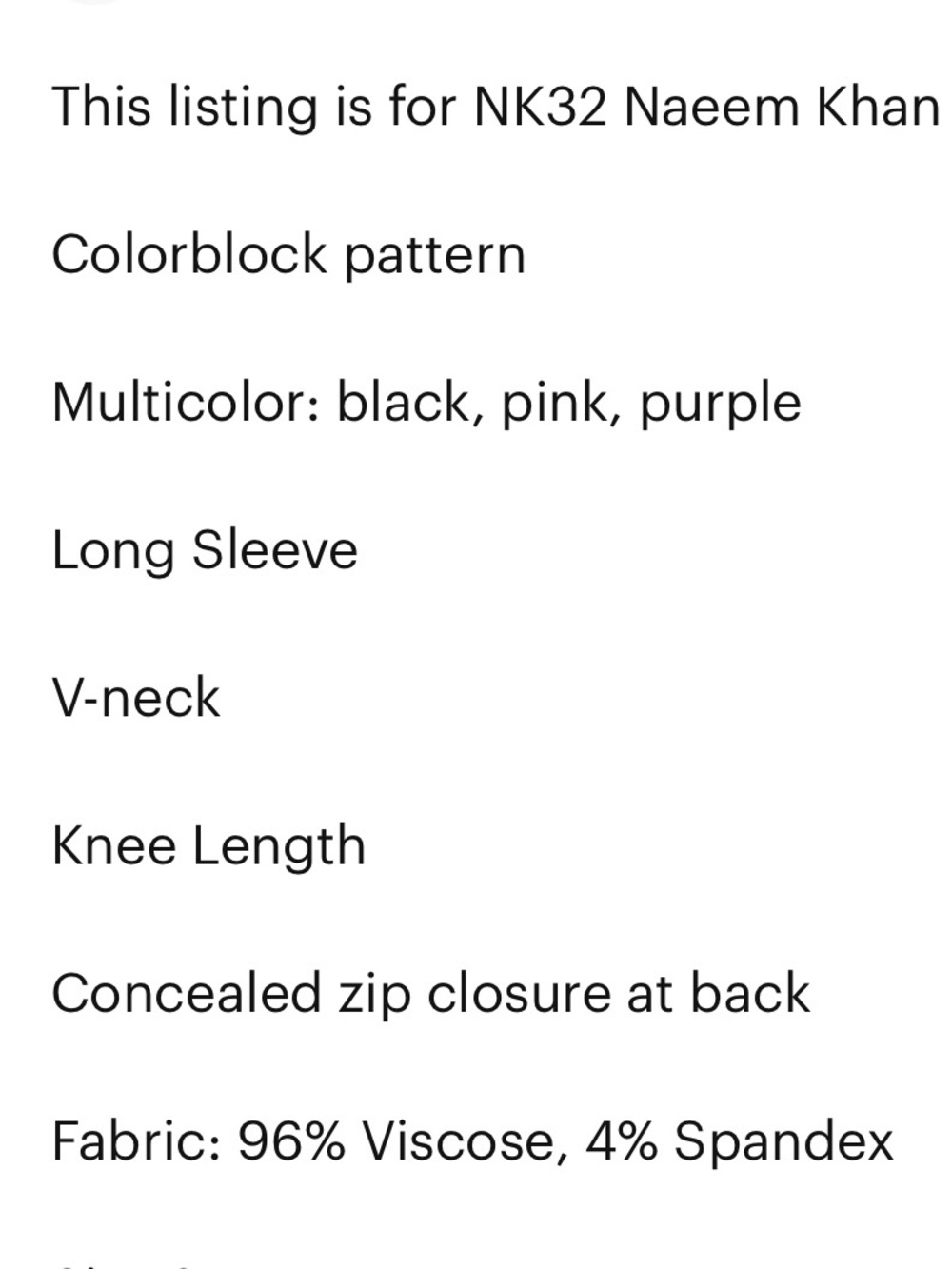 Colorblock V-Neck Dress - Picture 5 of 5